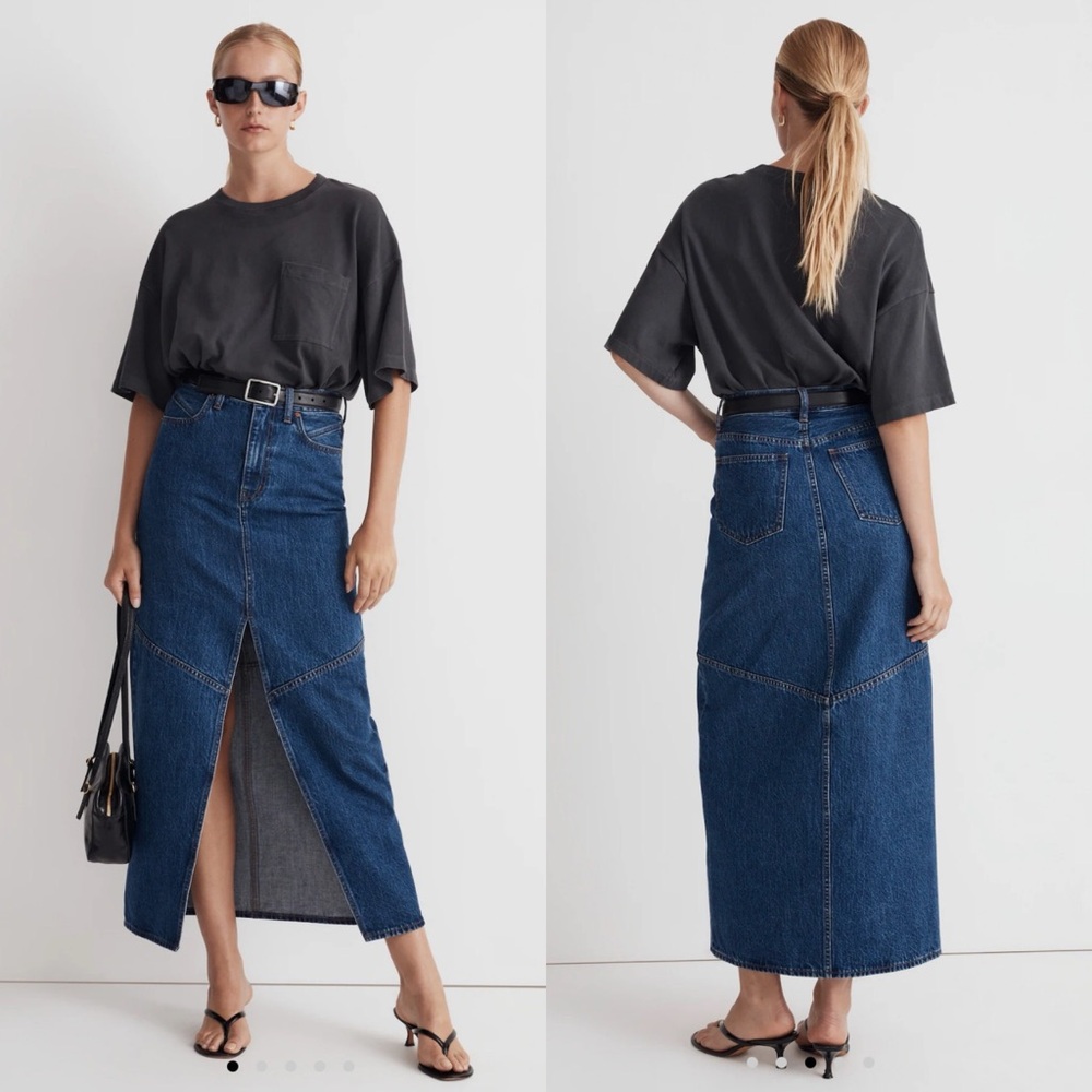 NOT FOR SALE DO NOT BUY Madewell Blue Denim Maxi Skirt
